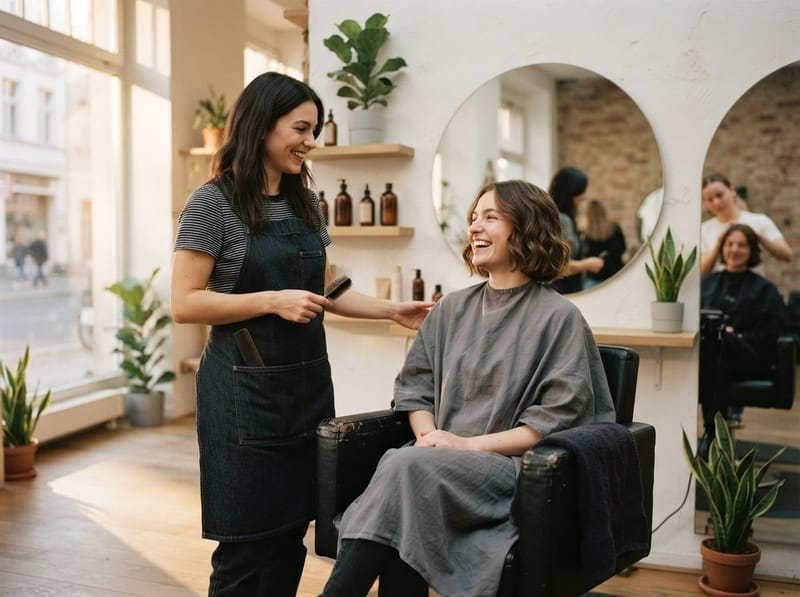 Empfang im Salon